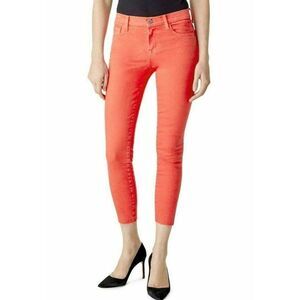 J BRAND CORAL MID RISE COTTON SKINNY LEG CAPRI JEANS 25